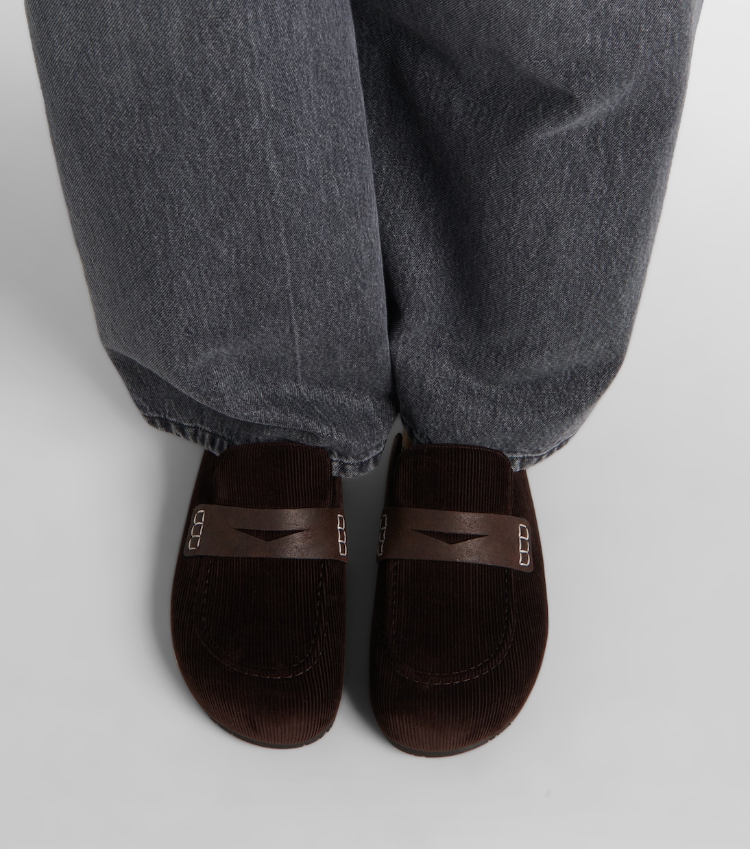 Mules in velluto a coste | JW Anderson