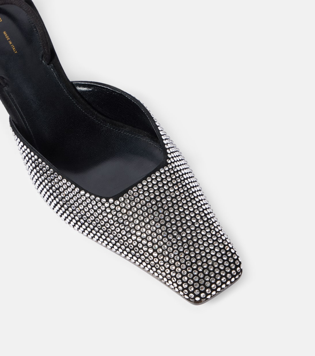 Slingback-Pumps Roosevelt aus Leder mit Kristallen | Khaite