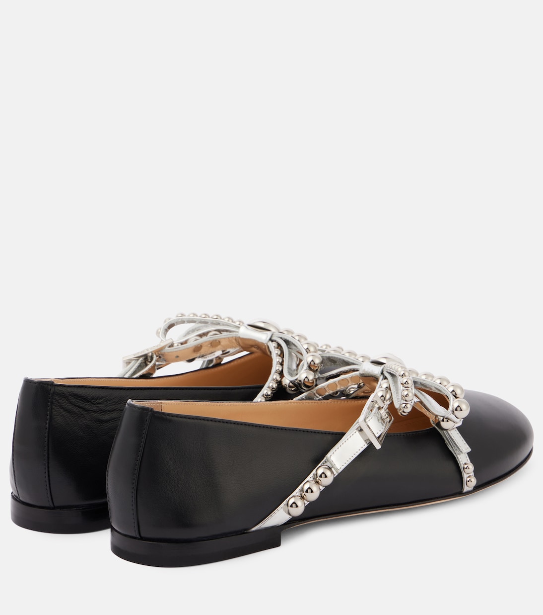 Verzierte Ballerinas aus Leder | Mach & Mach