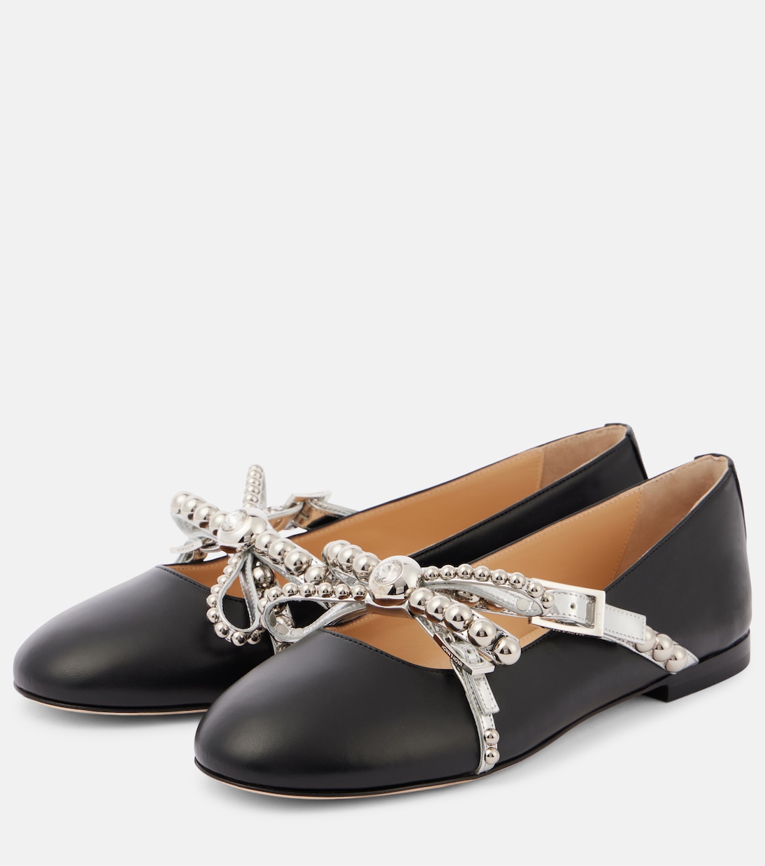Verzierte Ballerinas aus Leder | Mach & Mach