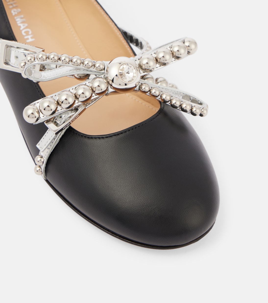 Verzierte Ballerinas aus Leder | Mach & Mach