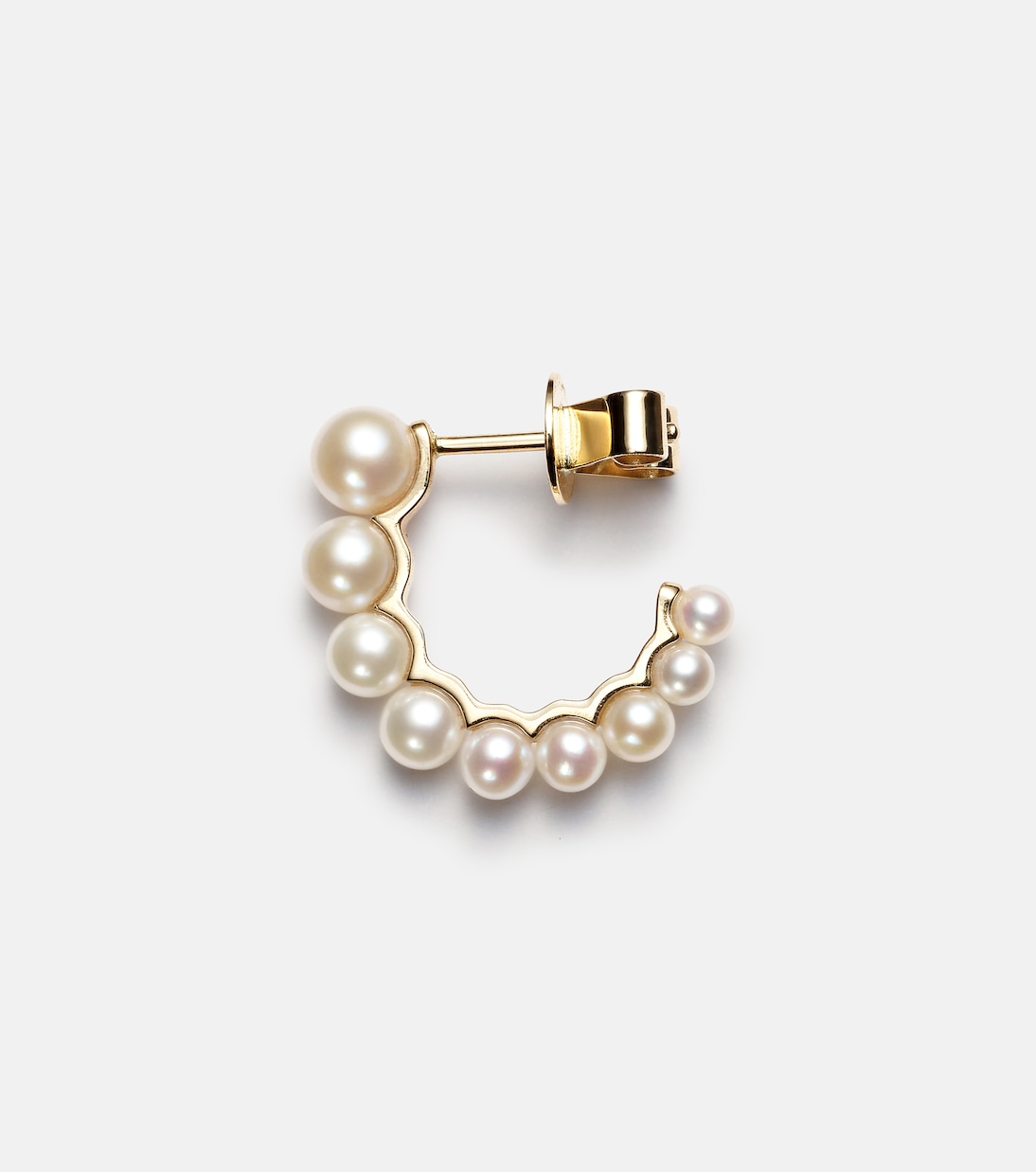 Boucles d'oreilles Petit Boucle de Perle en or 14 ct à perles | Sophie Bille Brahe