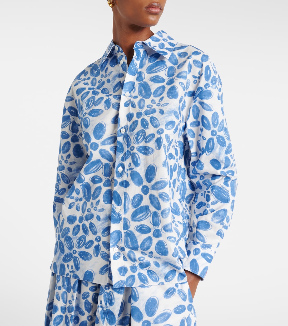 Camicia in cotone con stampa | Marni