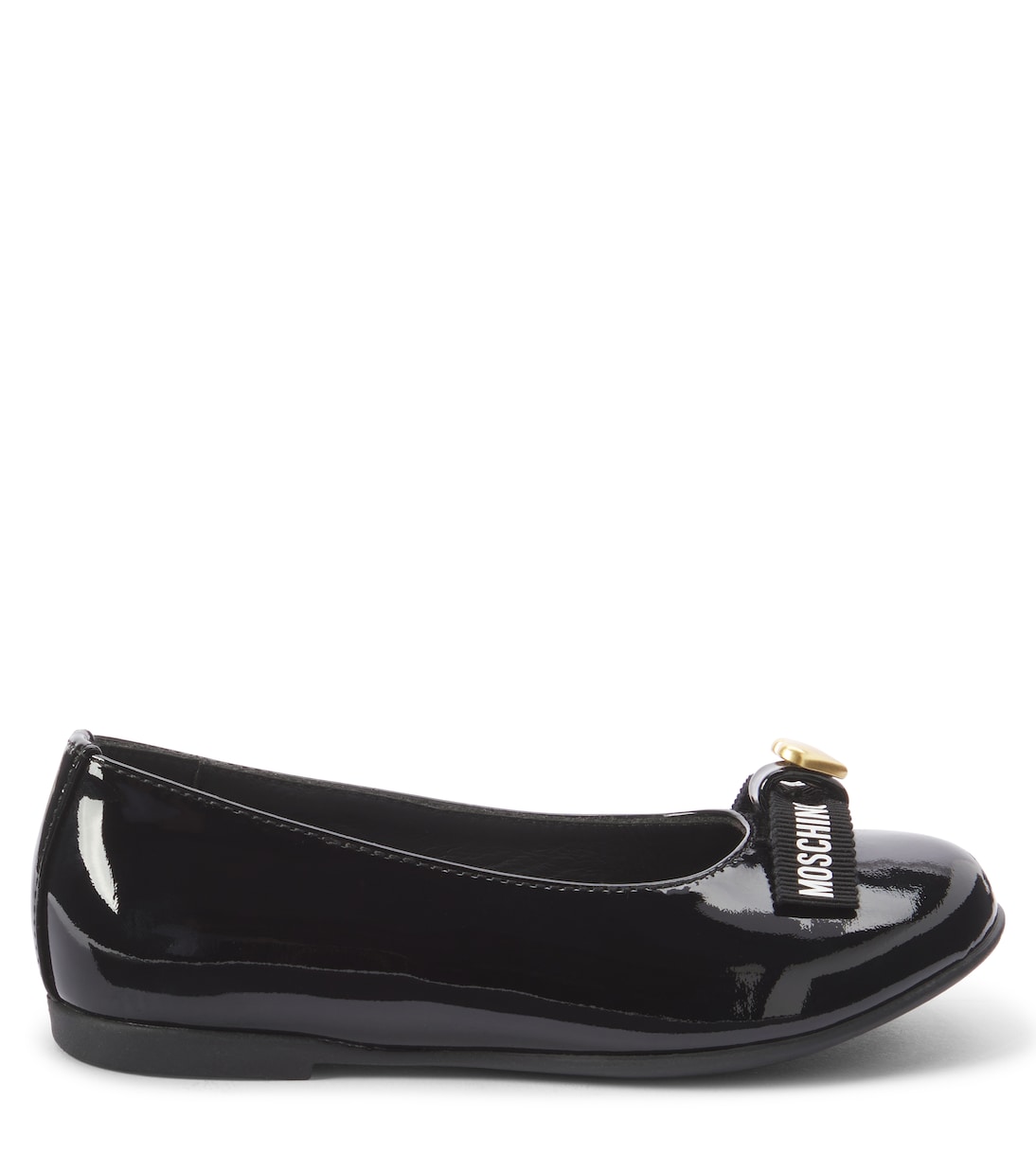 Ballerines en cuir verni | Moschino Kids