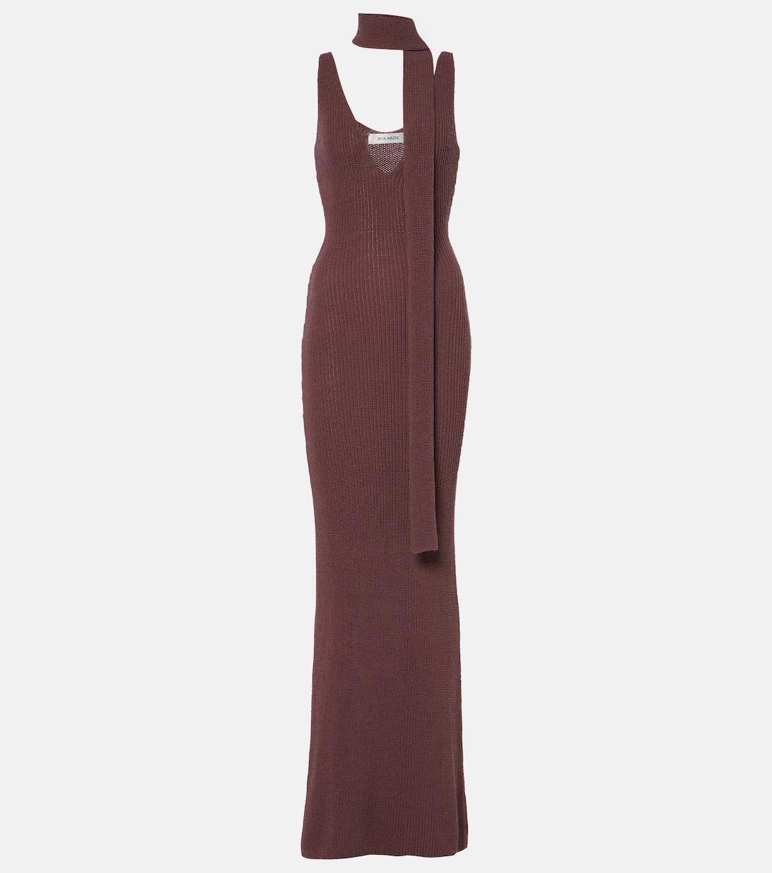 Maxikleid aus Rippstrick | Aya Muse