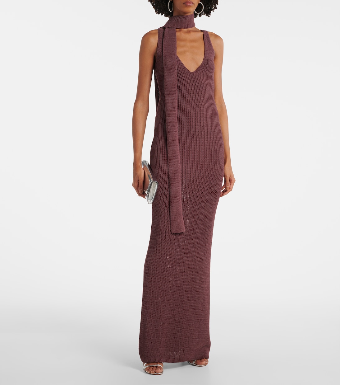 Maxikleid aus Rippstrick | Aya Muse