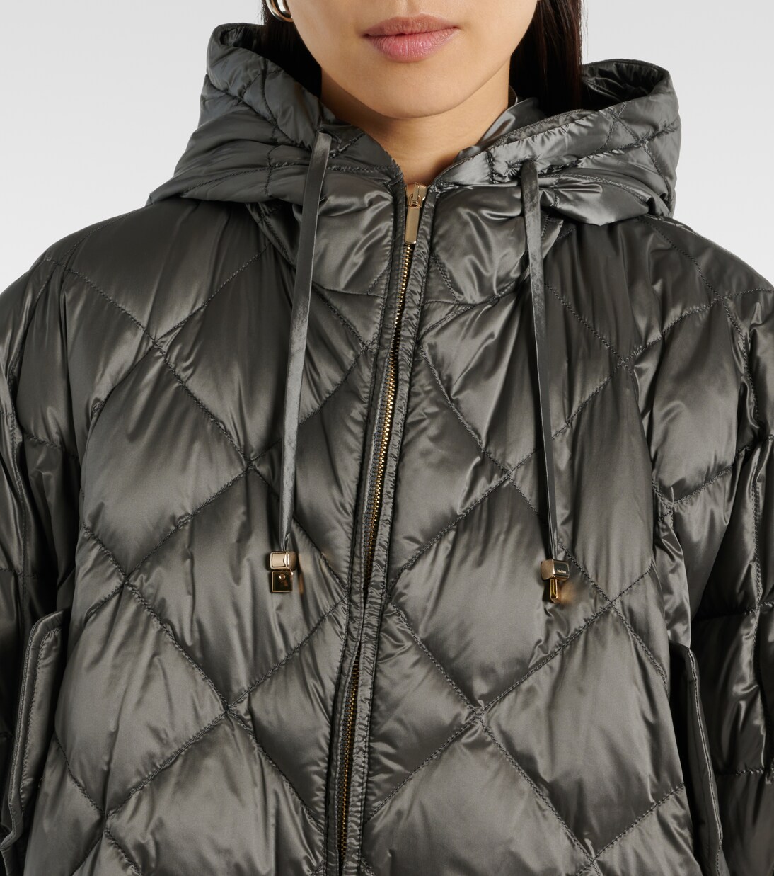 Mara grey puffer jacket deals