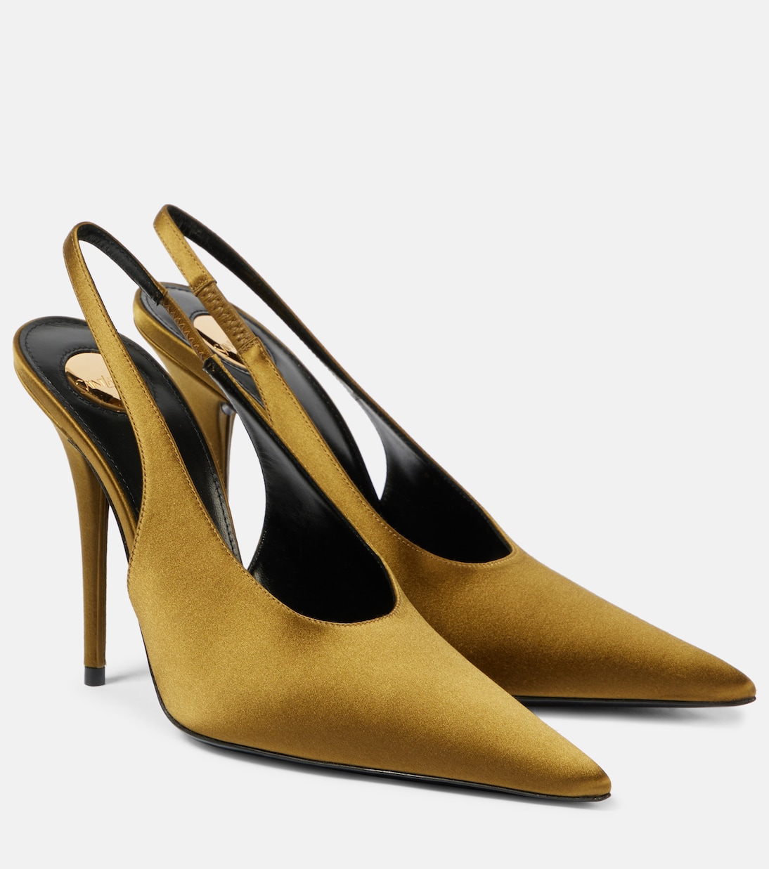 Pumps slingback L'Entracte 110 in crêpe | Saint Laurent