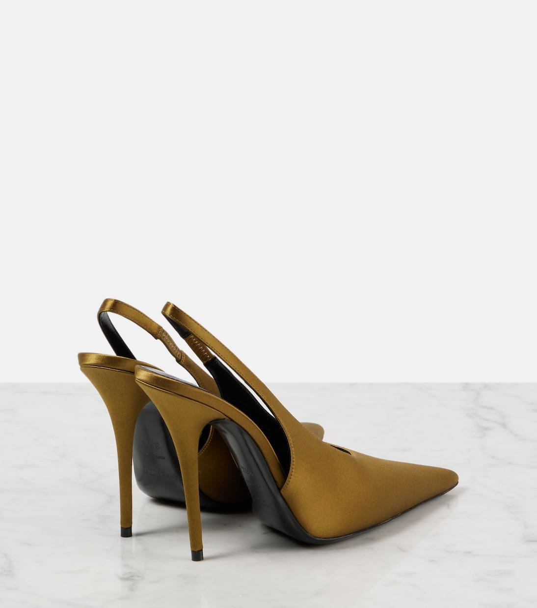 Pumps slingback L'Entracte 110 in crêpe | Saint Laurent