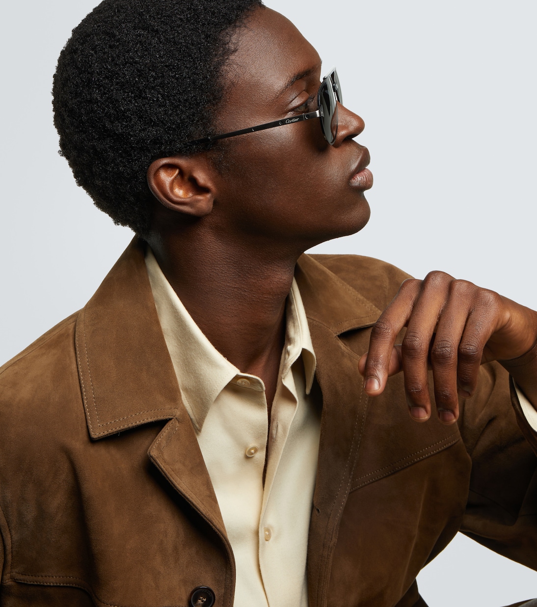 Occhiali da sole aviator Santos De Cartier | Cartier Eyewear Collection