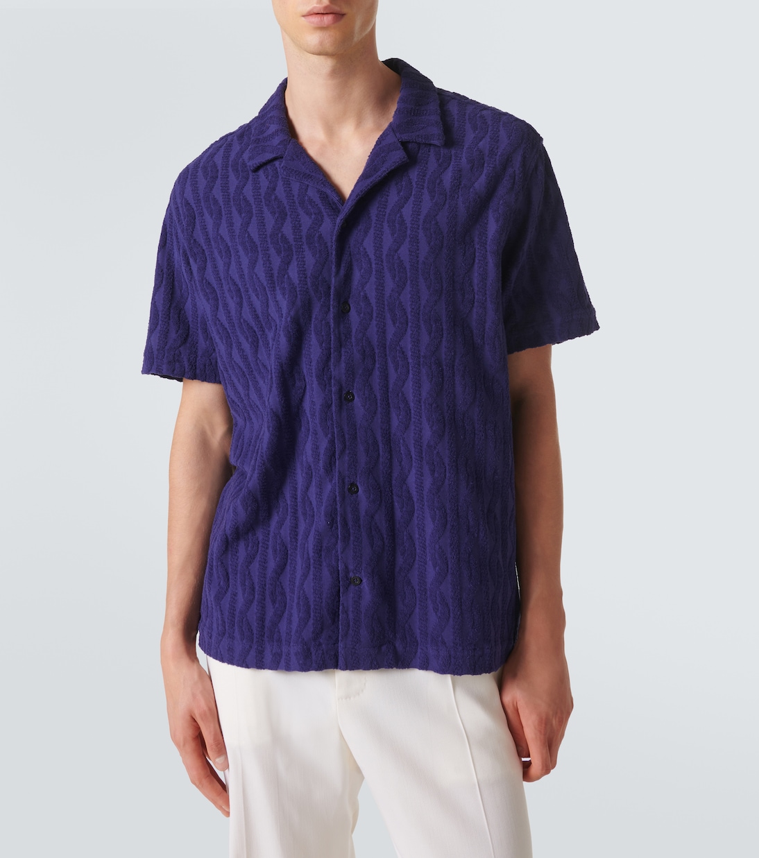 Camisa bowling de felpa de algodón | Frescobol Carioca
