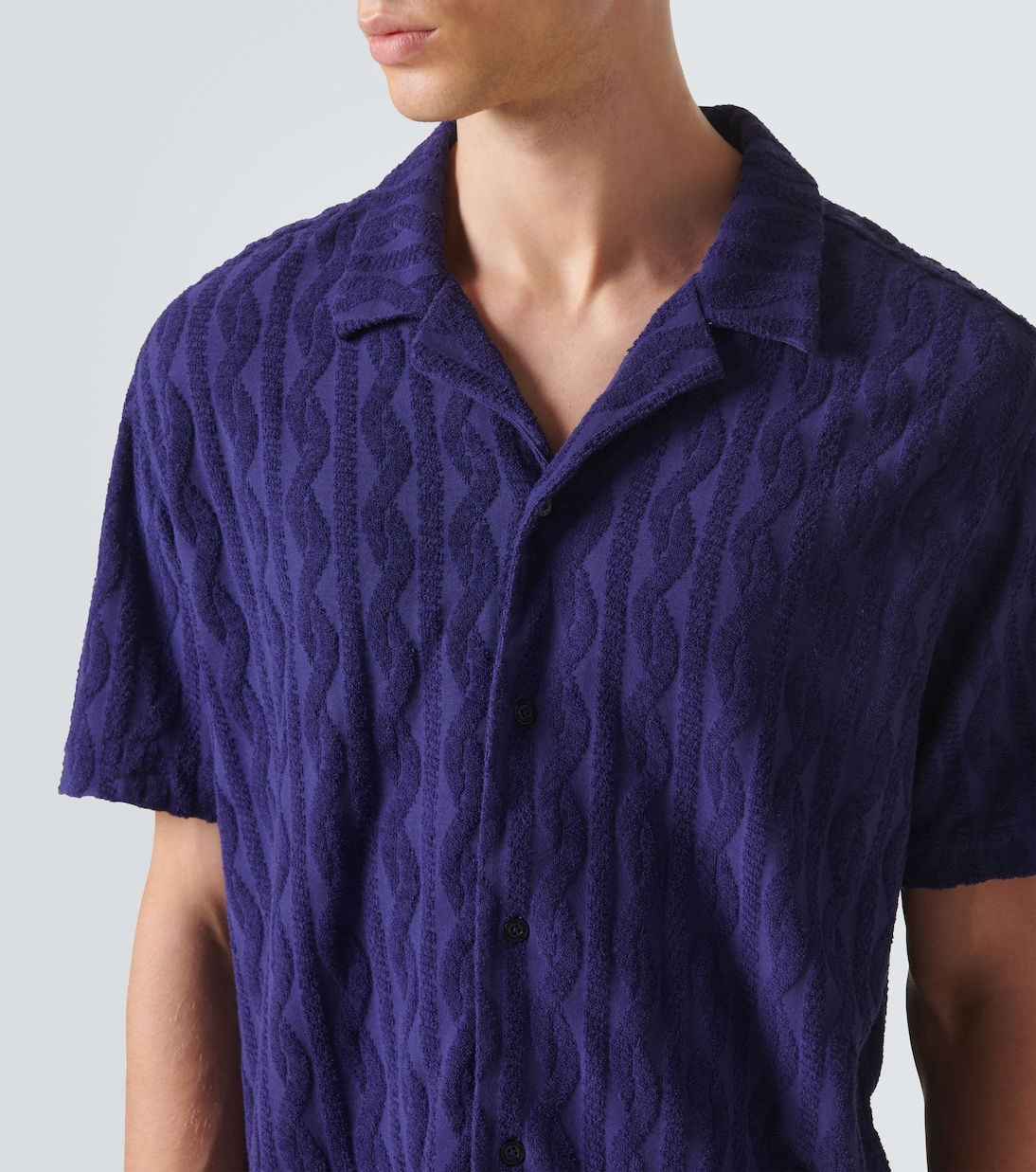 Camisa bowling de felpa de algodón | Frescobol Carioca