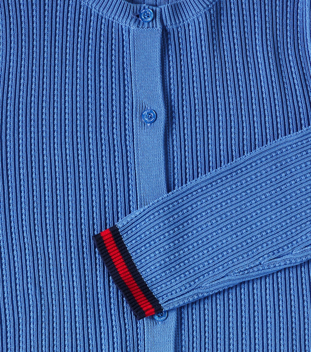 Web Stripe knitted cardigan | Gucci Kids
