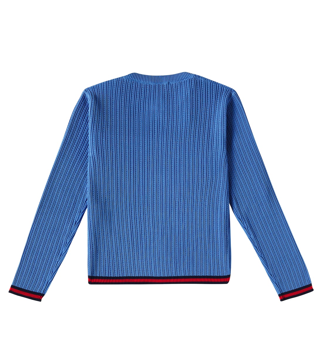 Web Stripe knitted cardigan | Gucci Kids