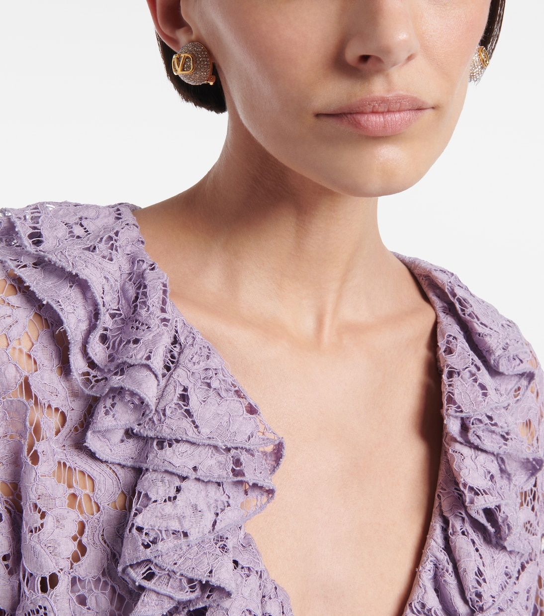 Boucles d’oreilles VLogo Signature à ornements | Valentino