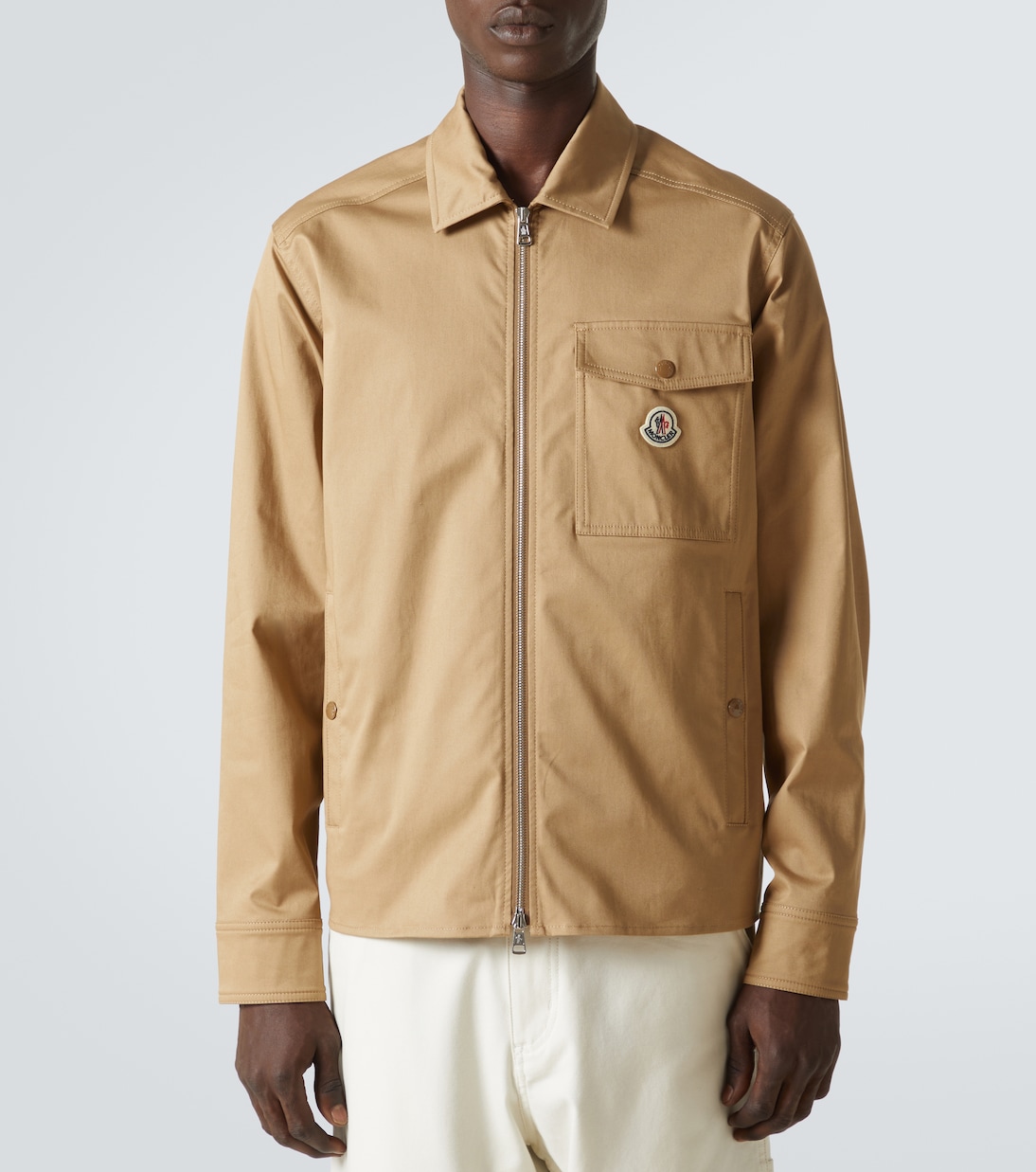 Cotton-blend gabardine jacket | Moncler