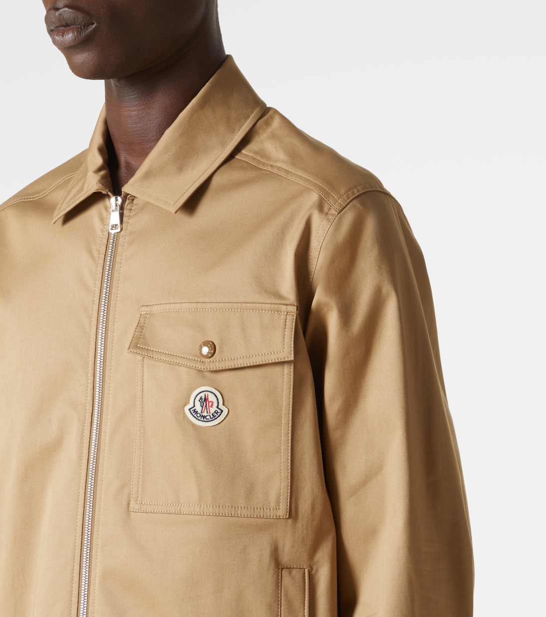 Cotton-blend gabardine jacket | Moncler