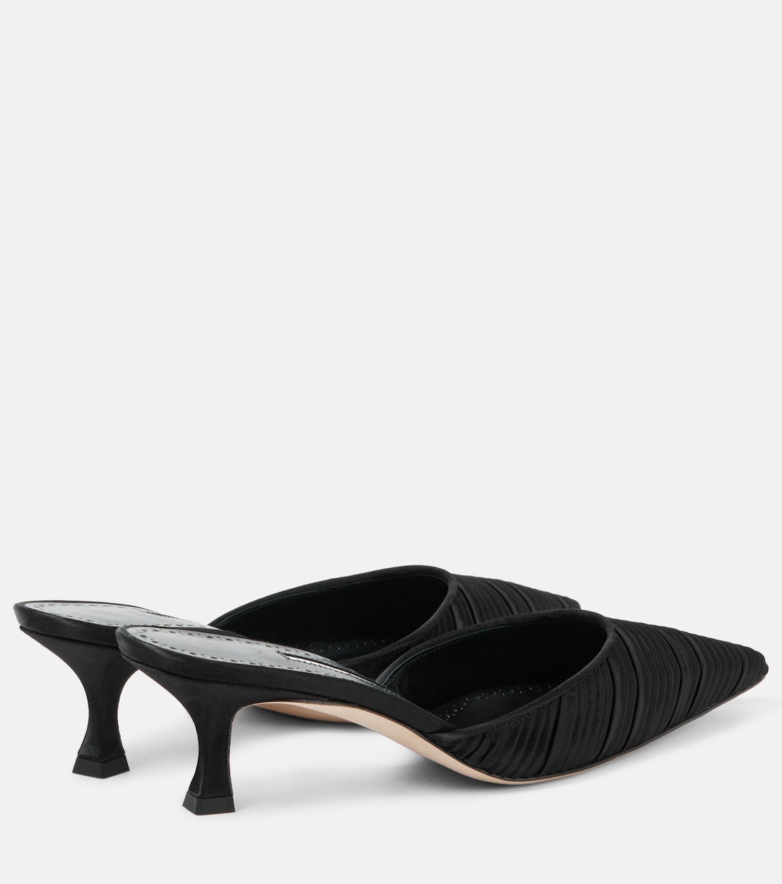 Mules Carolyne 50 in raso | Manolo Blahnik