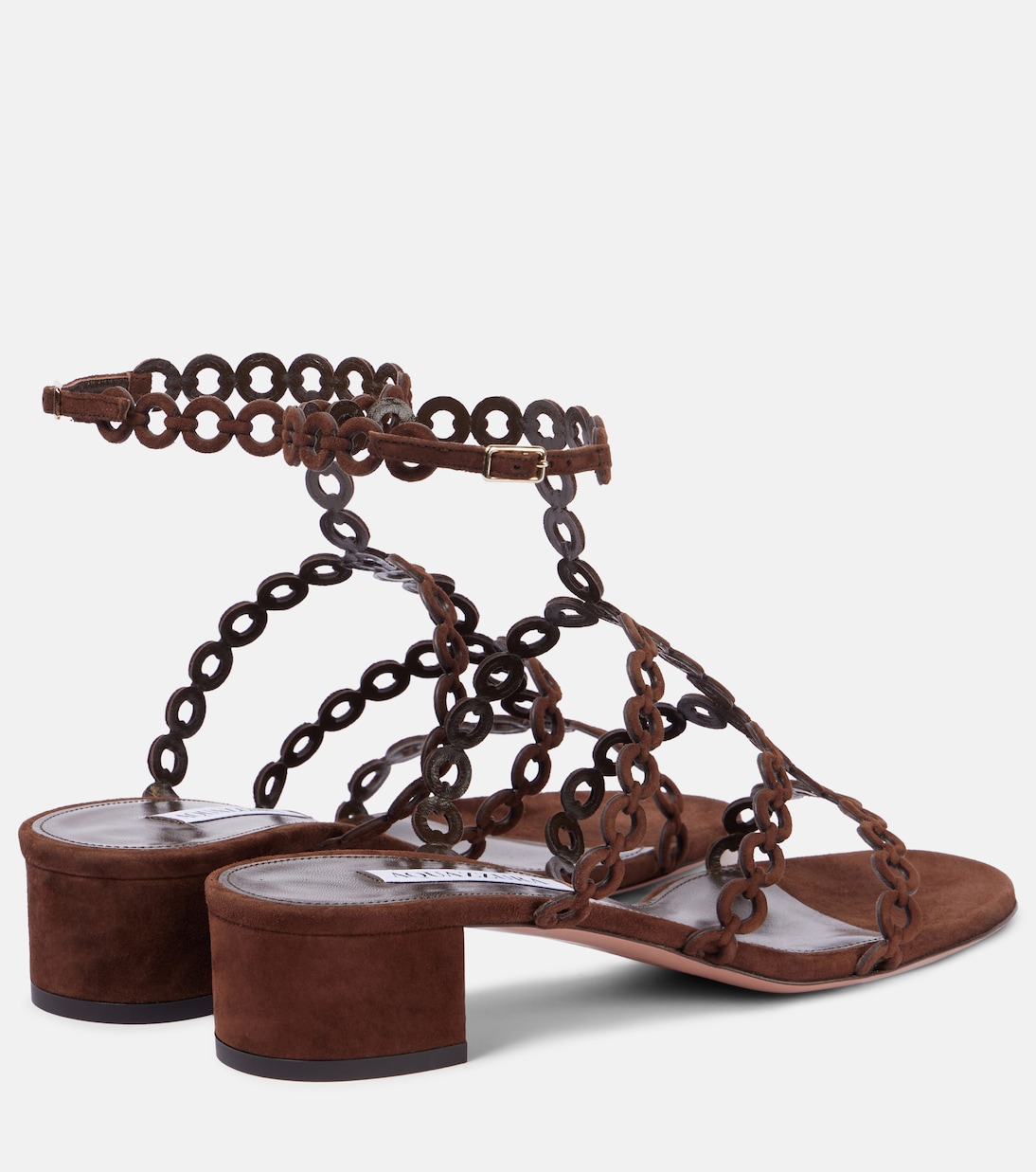Infinity Chain 35 suede sandals | Aquazzura