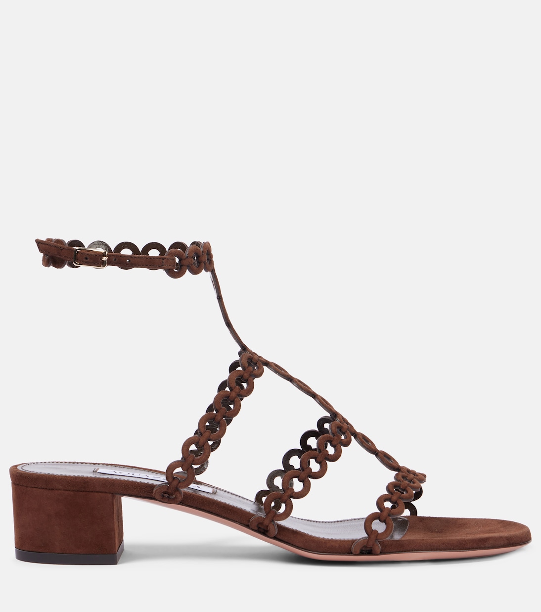 Infinity Chain 35 suede sandals | Aquazzura