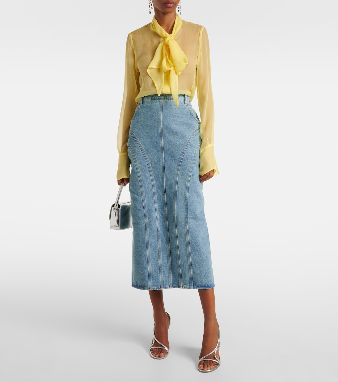 Bluse aus Seidenchiffon | Nina Ricci
