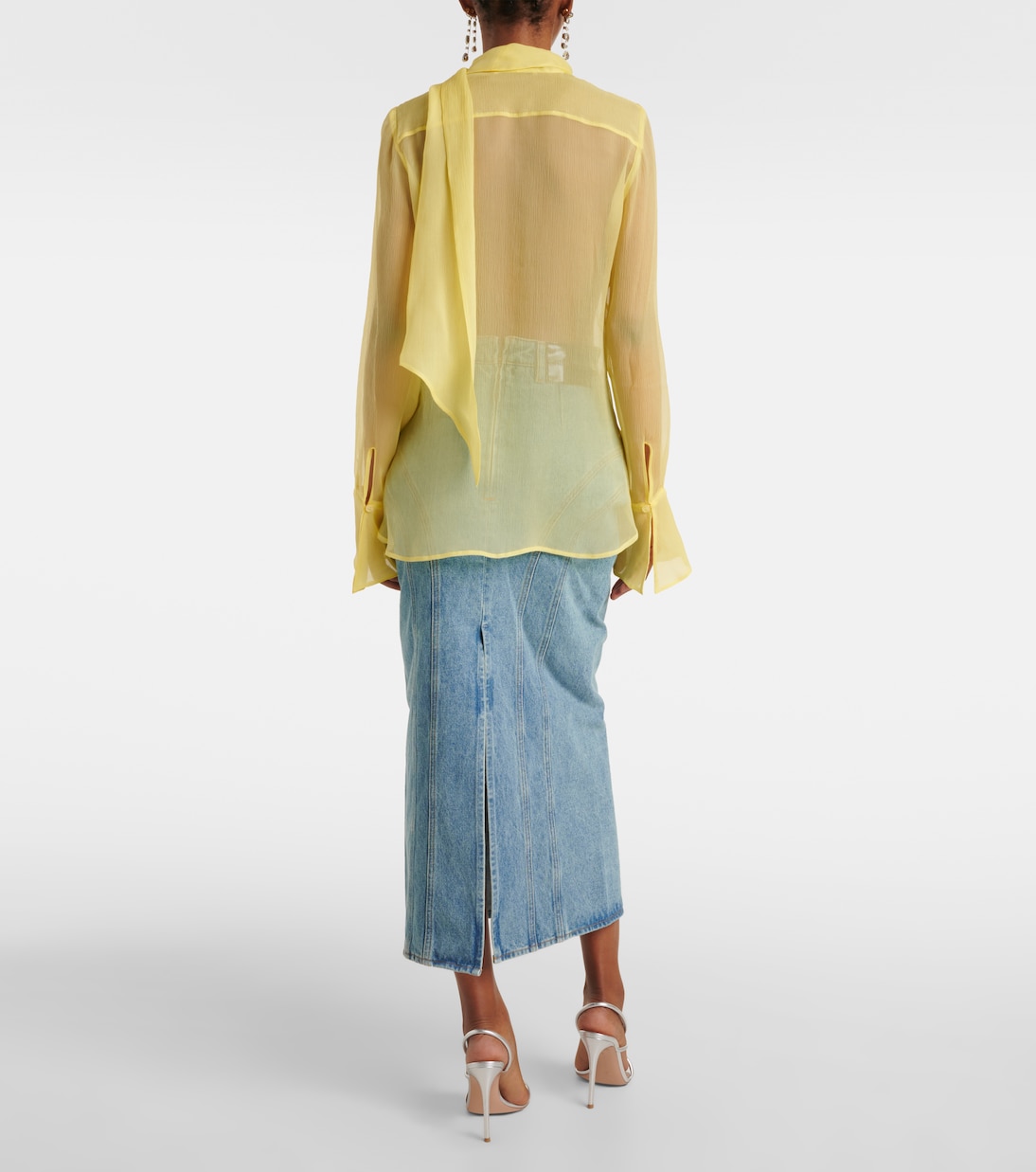 Bluse aus Seidenchiffon | Nina Ricci