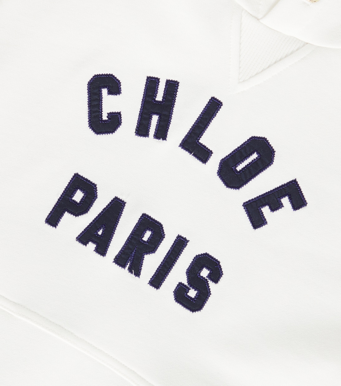 Abito in jersey di cotone con logo | Chloé Kids