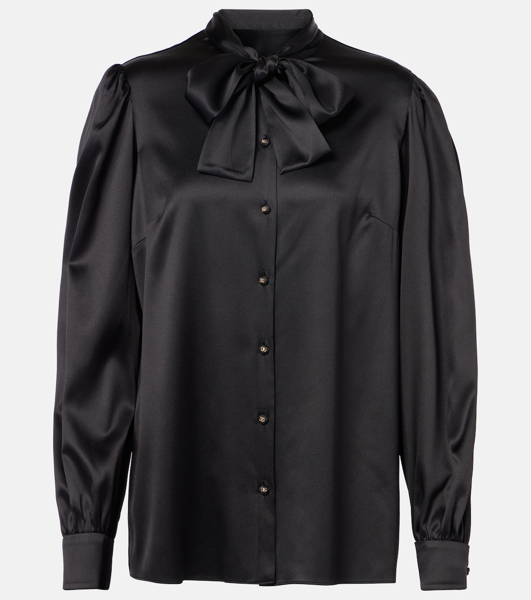 Schluppenbluse aus Satin | Dolce&Gabbana