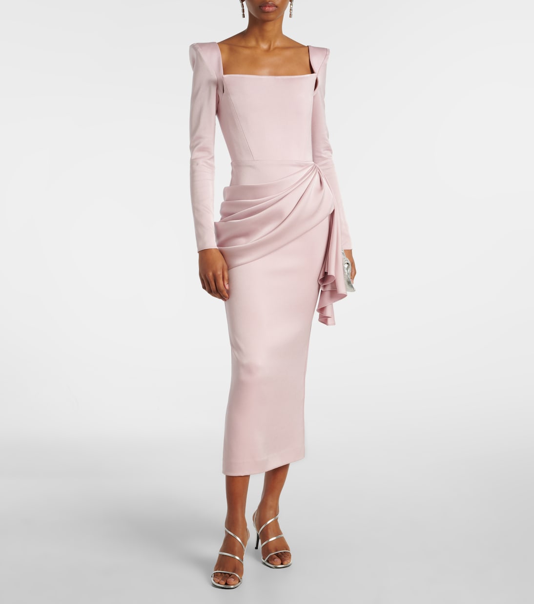 Abito midi in raso | Alex Perry