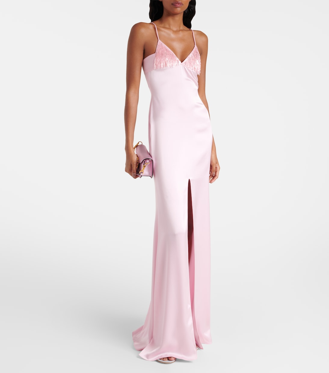Sequined satin gown | David Koma