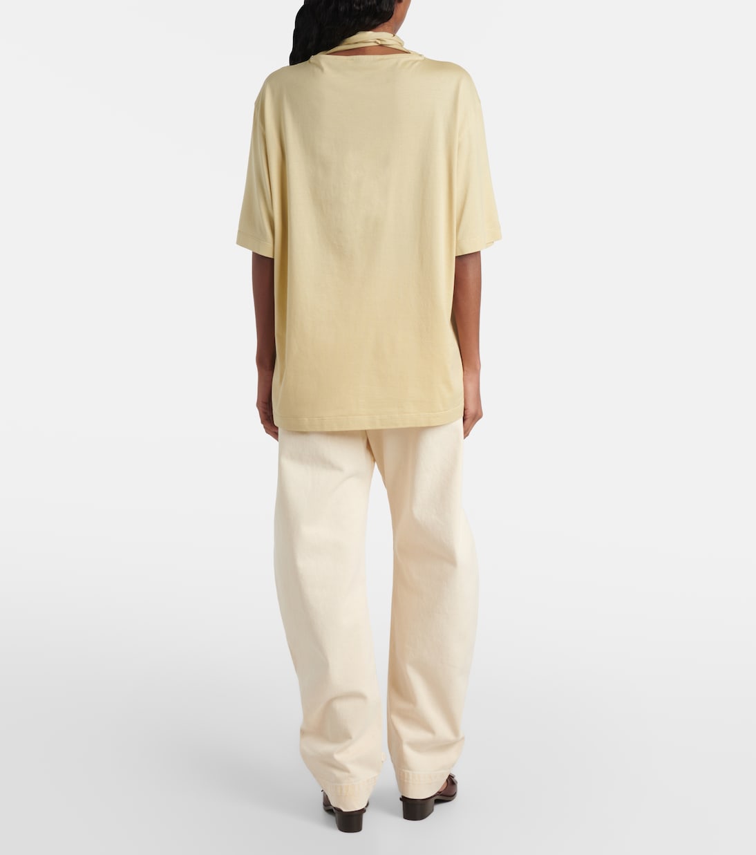 T-shirt Foulard en coton | Lemaire