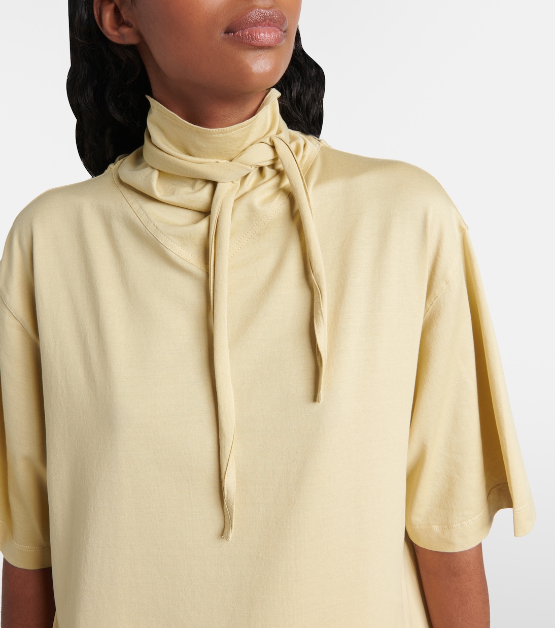 T-shirt Foulard en coton | Lemaire