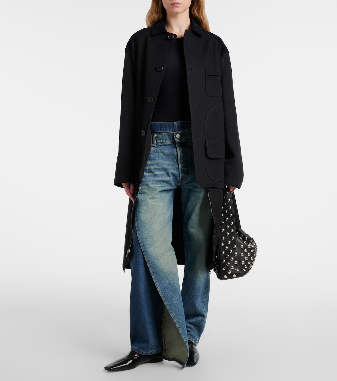 Jeans regular asimmetrici | Junya Watanabe