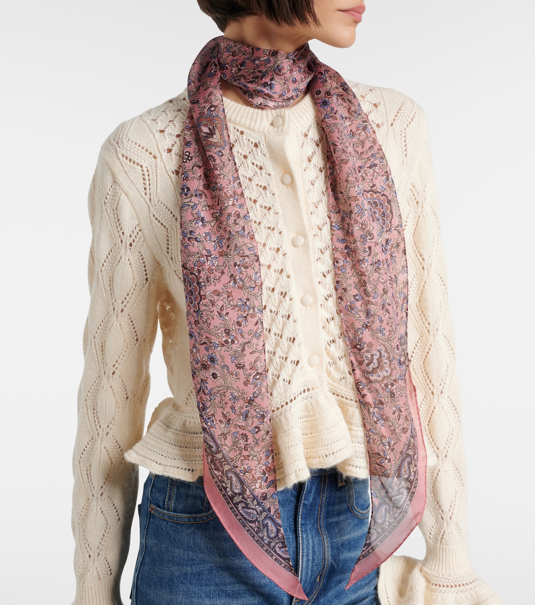 Tuch aus Seiden-Charmeuse | Chloé