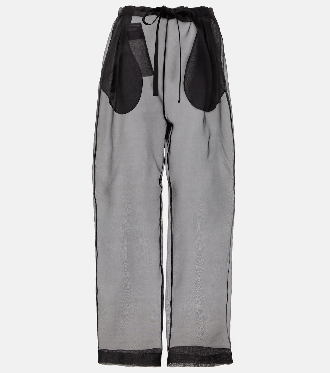 Pantalon ample Trenton en soie mélangée | Khaite