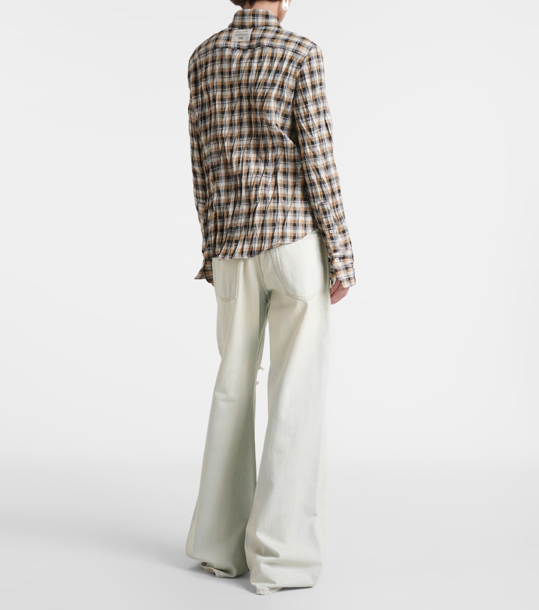 Camicia a quadri con logo | Acne Studios
