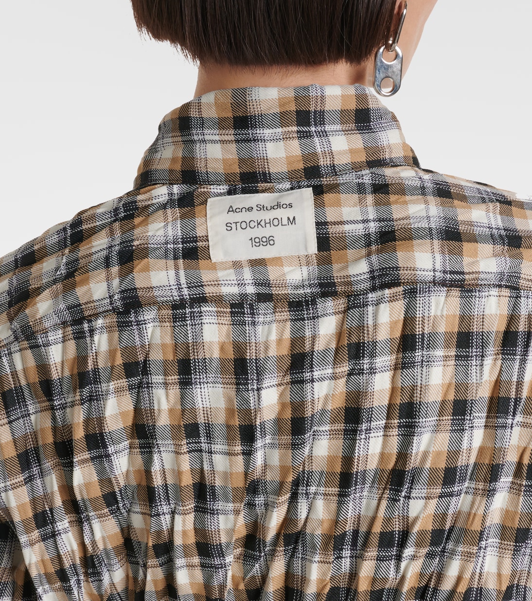 Camicia a quadri con logo | Acne Studios