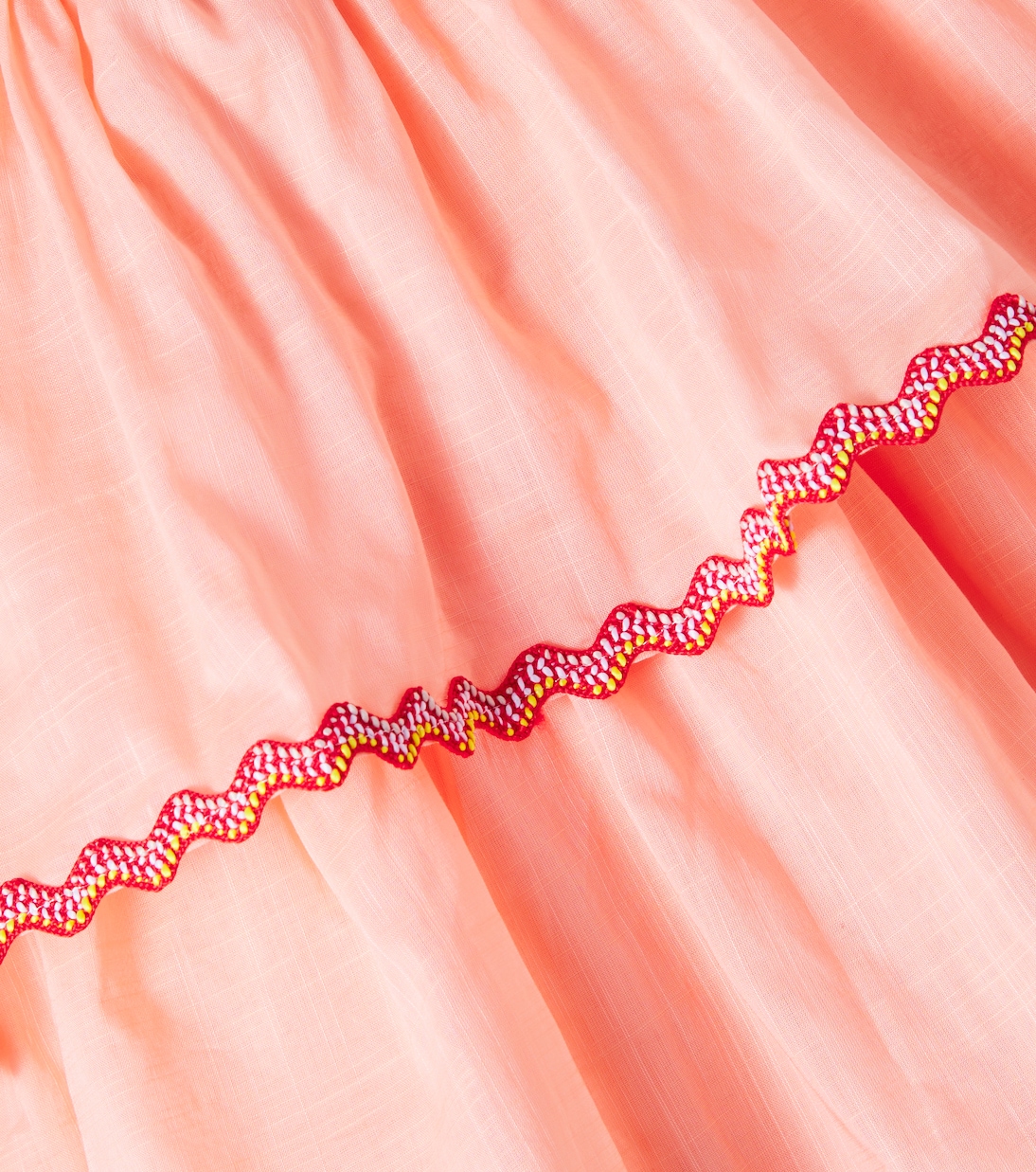 Abito Rhiannon in cotone a balze | Zimmermann Kids