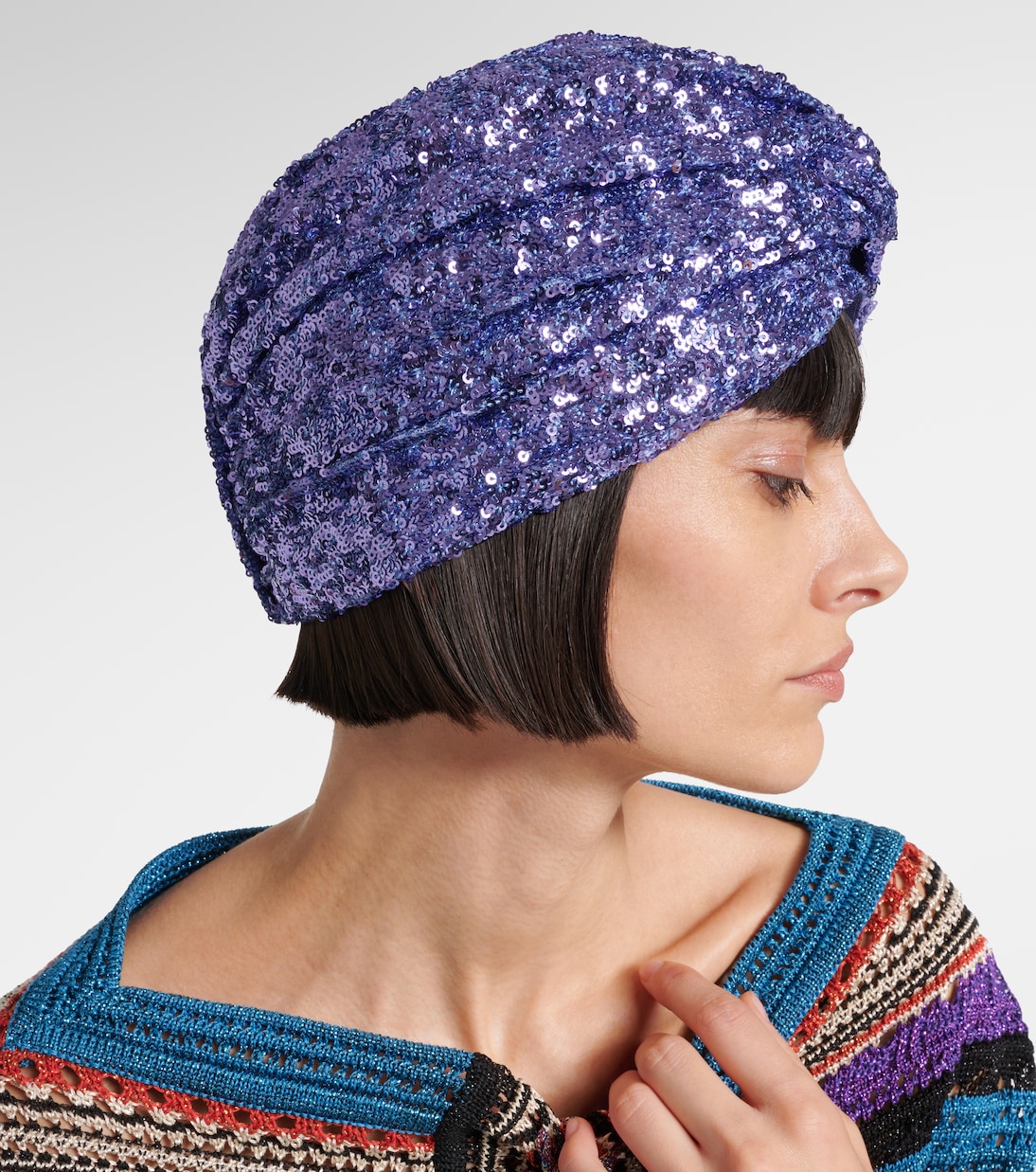 Turban Escape à sequins | Valentino