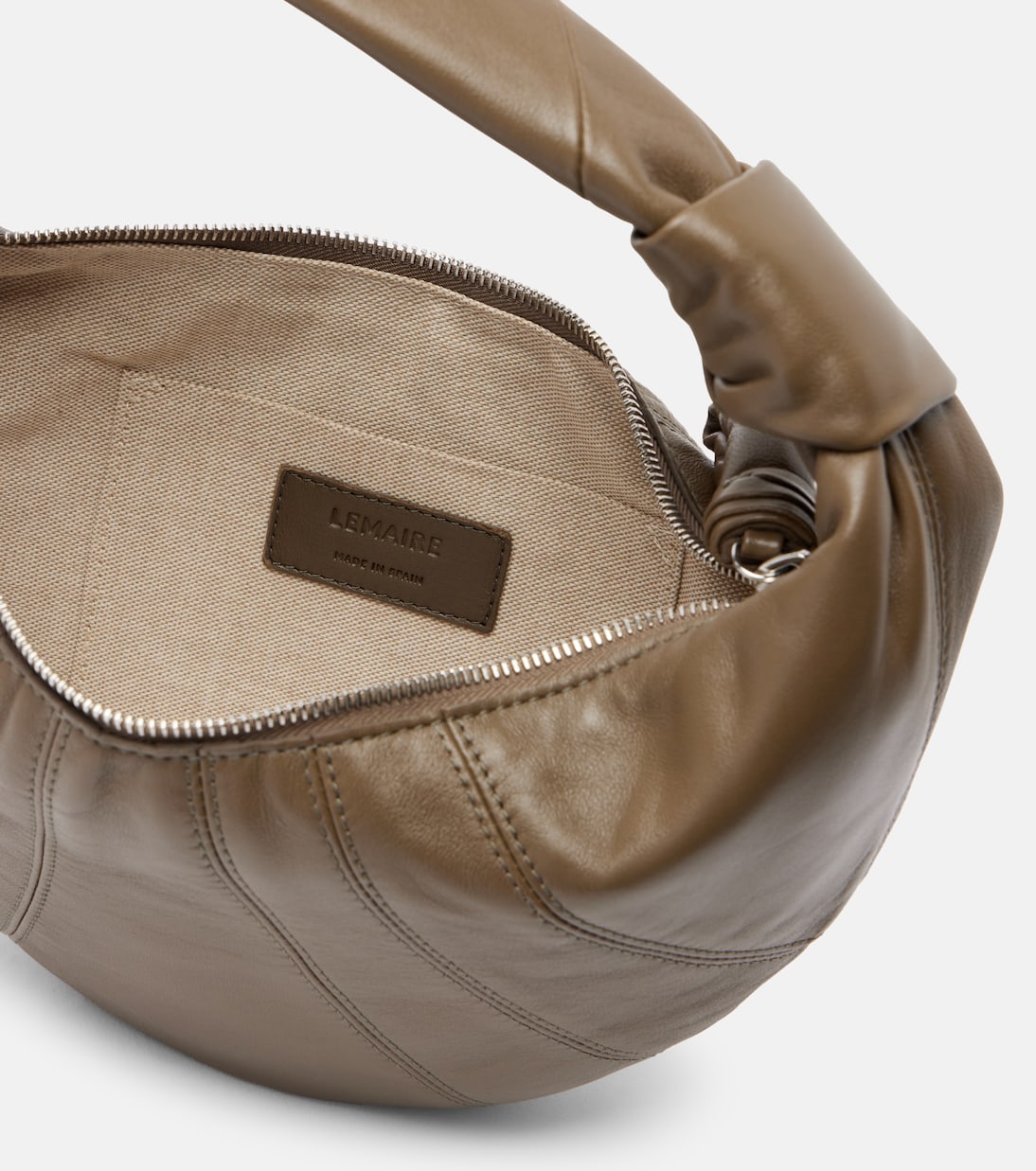 Fortune Croissant Mini leather shoulder bag | Lemaire
