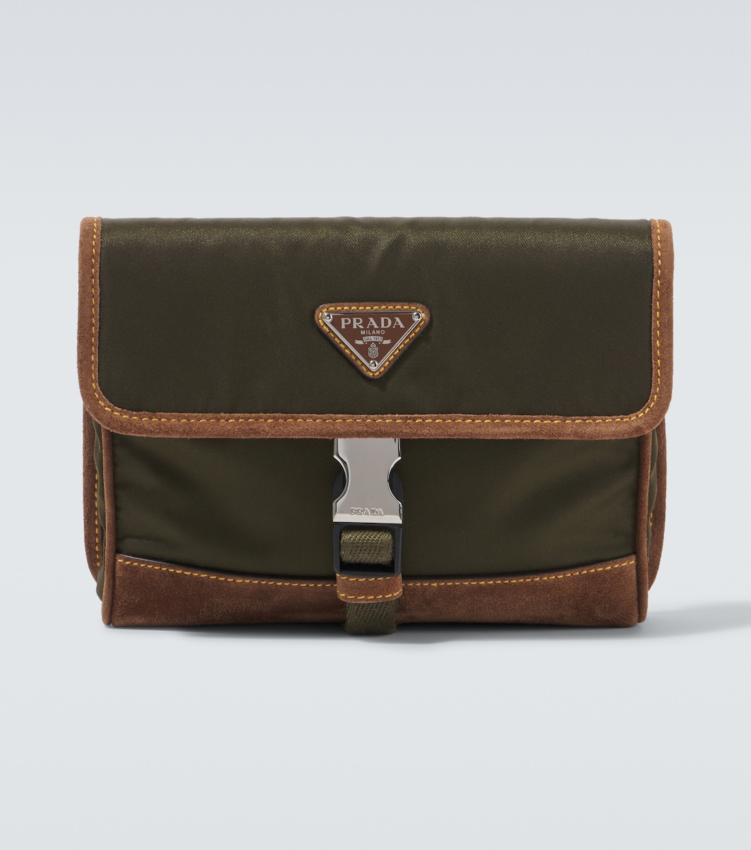 Pochette pour iPhone en Re-Nylon et daim | Prada