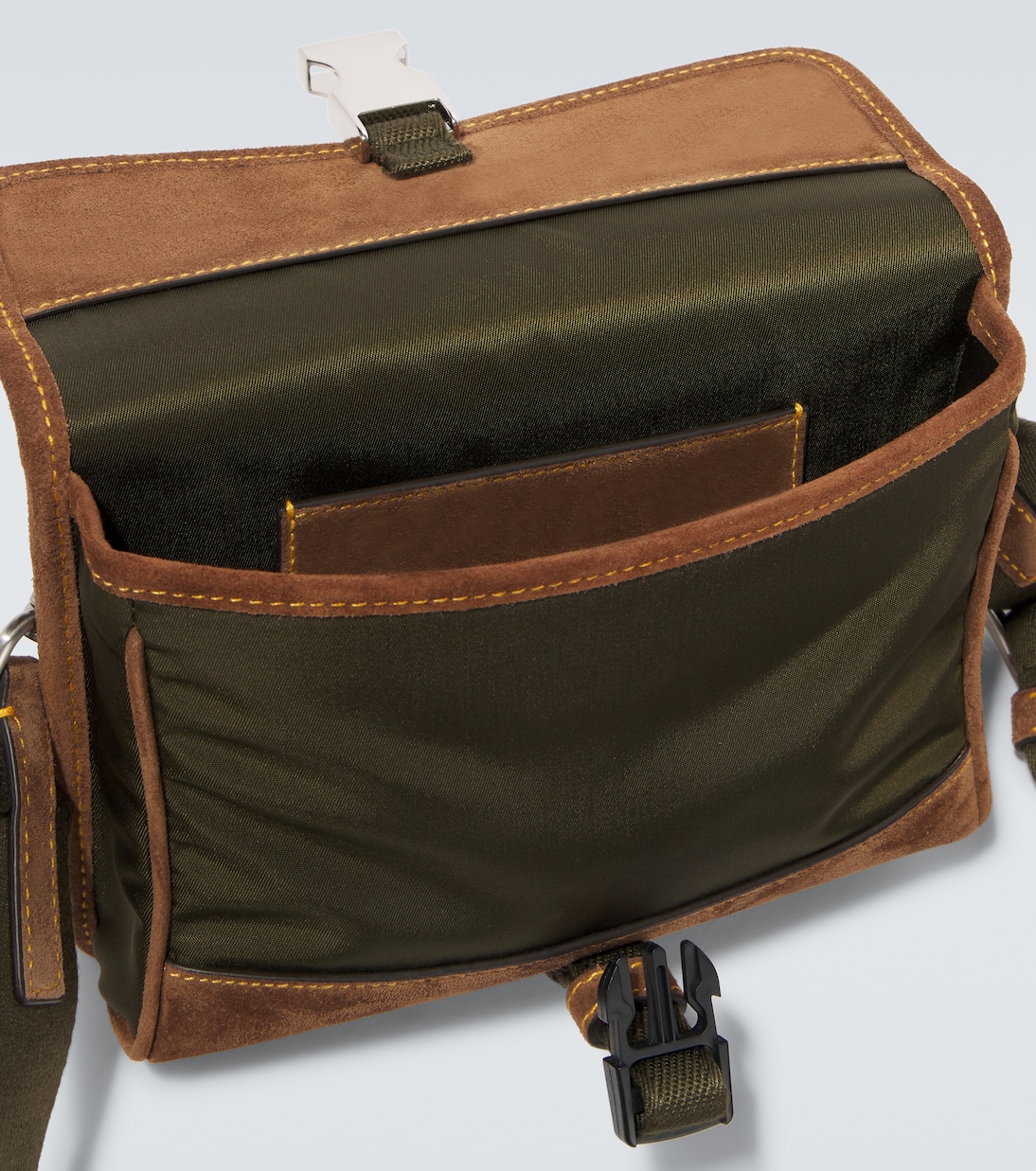 Pochette pour iPhone en Re-Nylon et daim | Prada