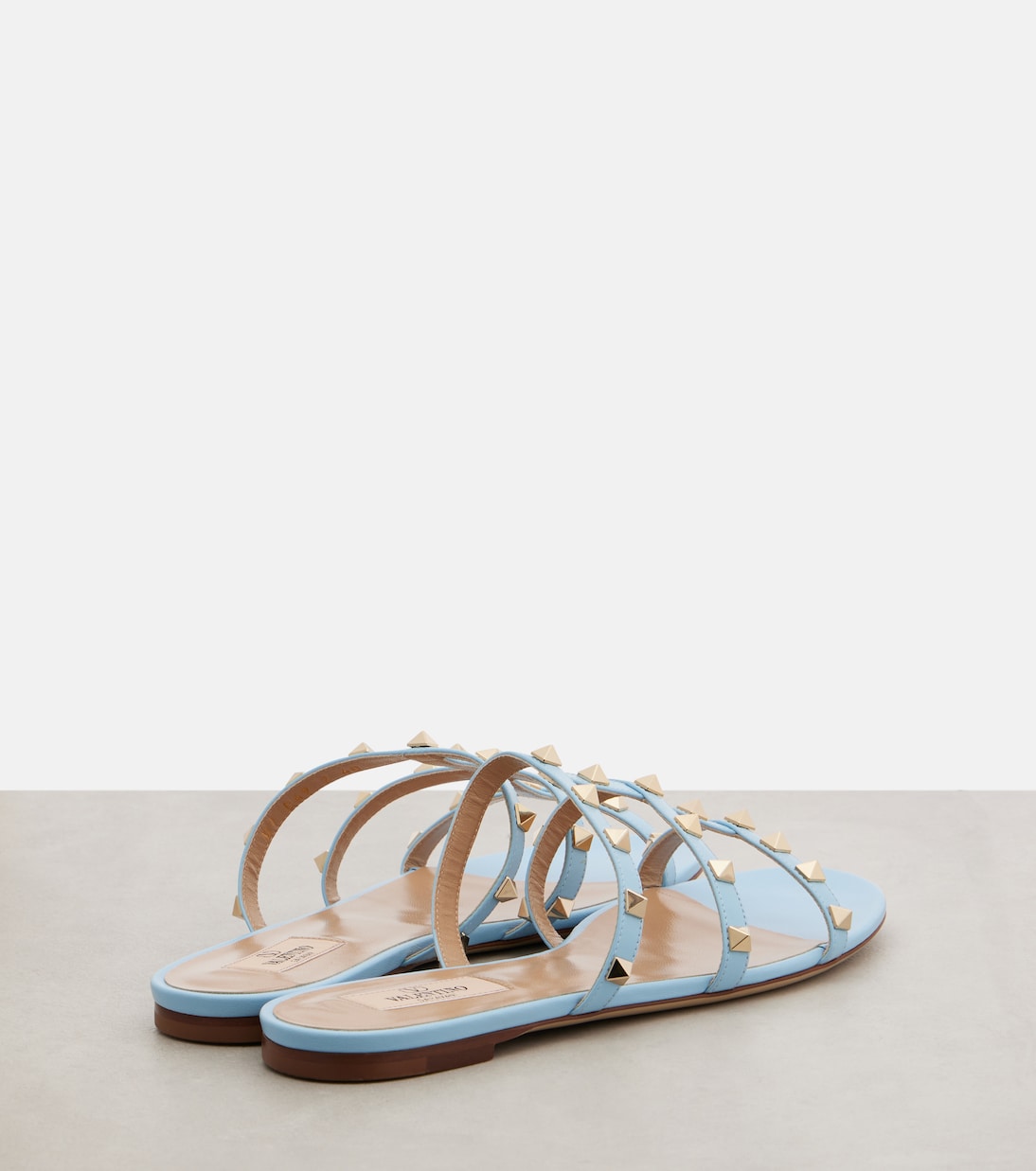 Sandalen Rockstud aus Leder | Valentino Garavani