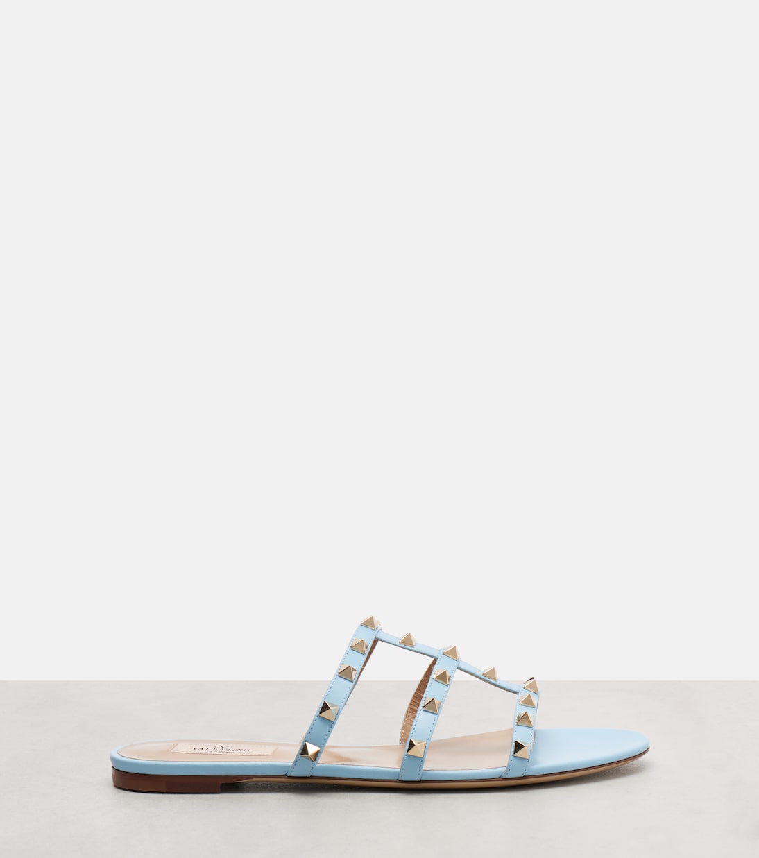 Sandalen Rockstud aus Leder | Valentino Garavani