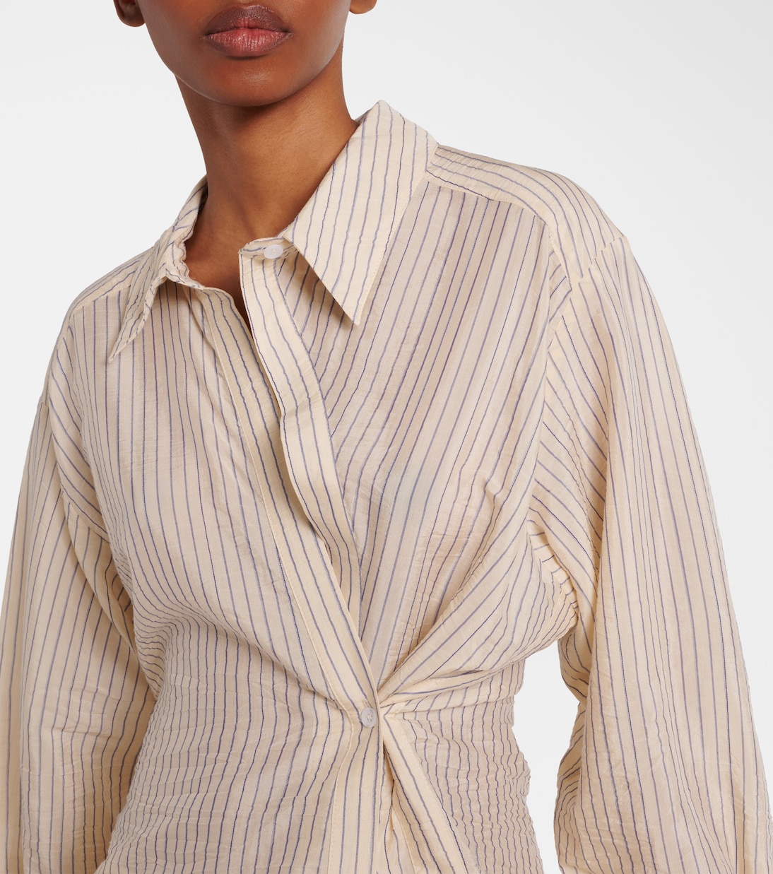 Camisa asimétrica a rayas | Róhe