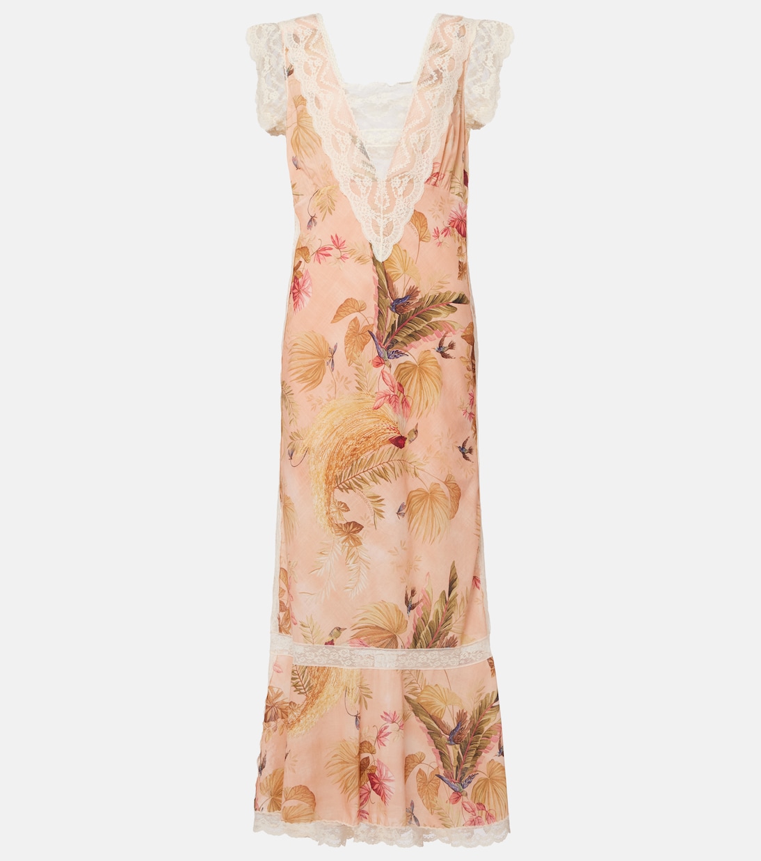 Robe midi Ascension en coton à fleurs  | Zimmermann