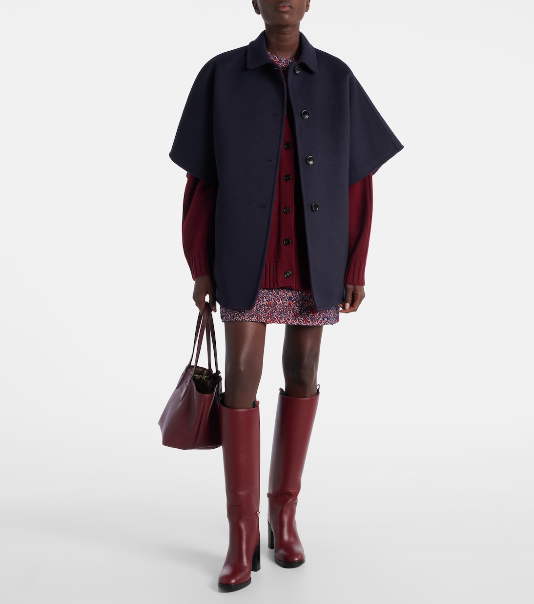 Botas altas de piel con Horsebit | Gucci
