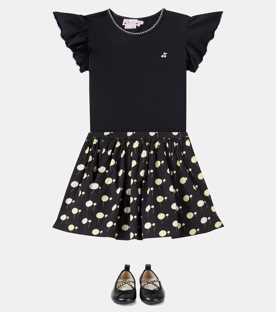 Suzon printed cotton skirt | Bonpoint