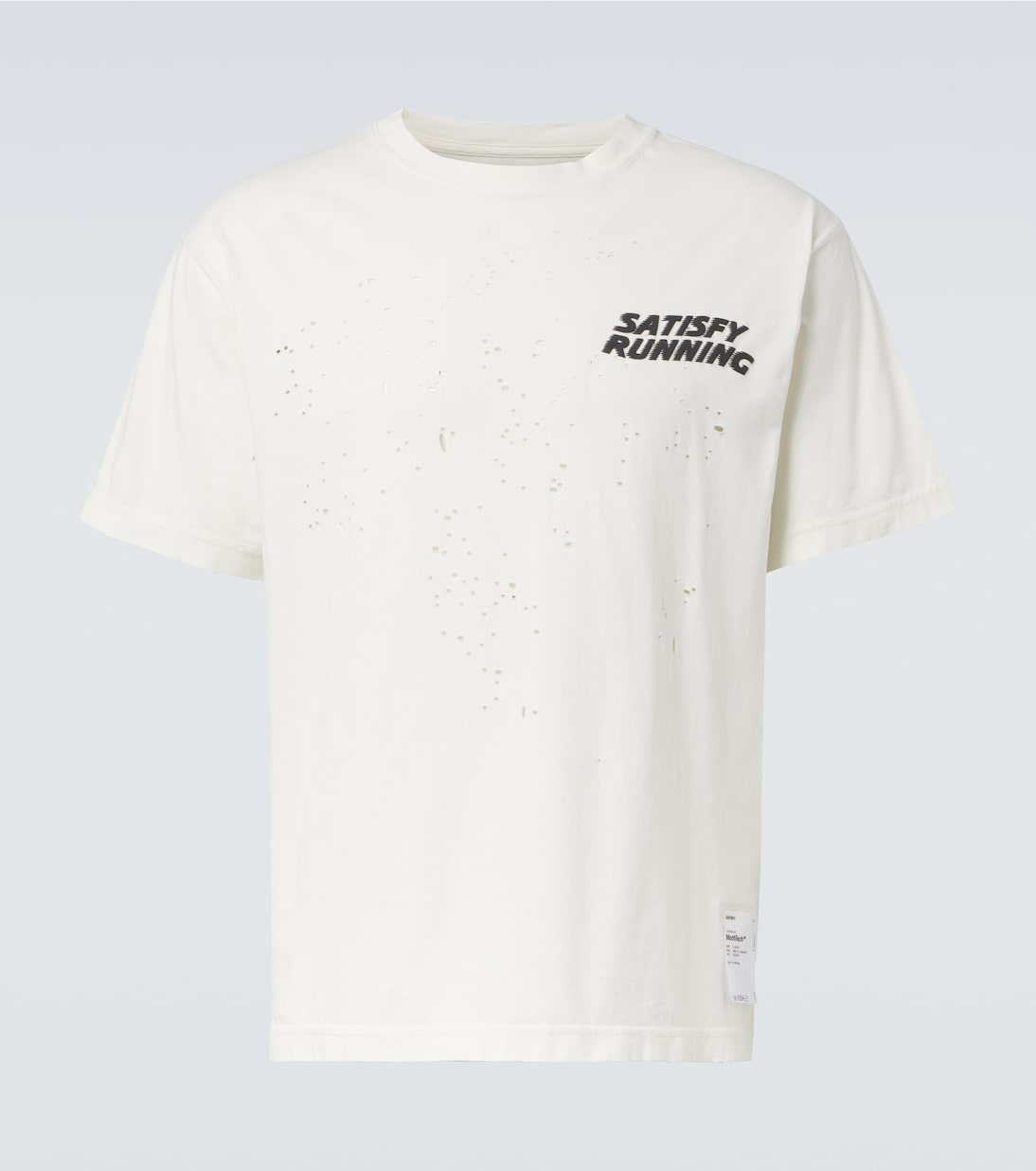 Distressed T-Shirt aus Baumwoll-Jersey | Satisfy