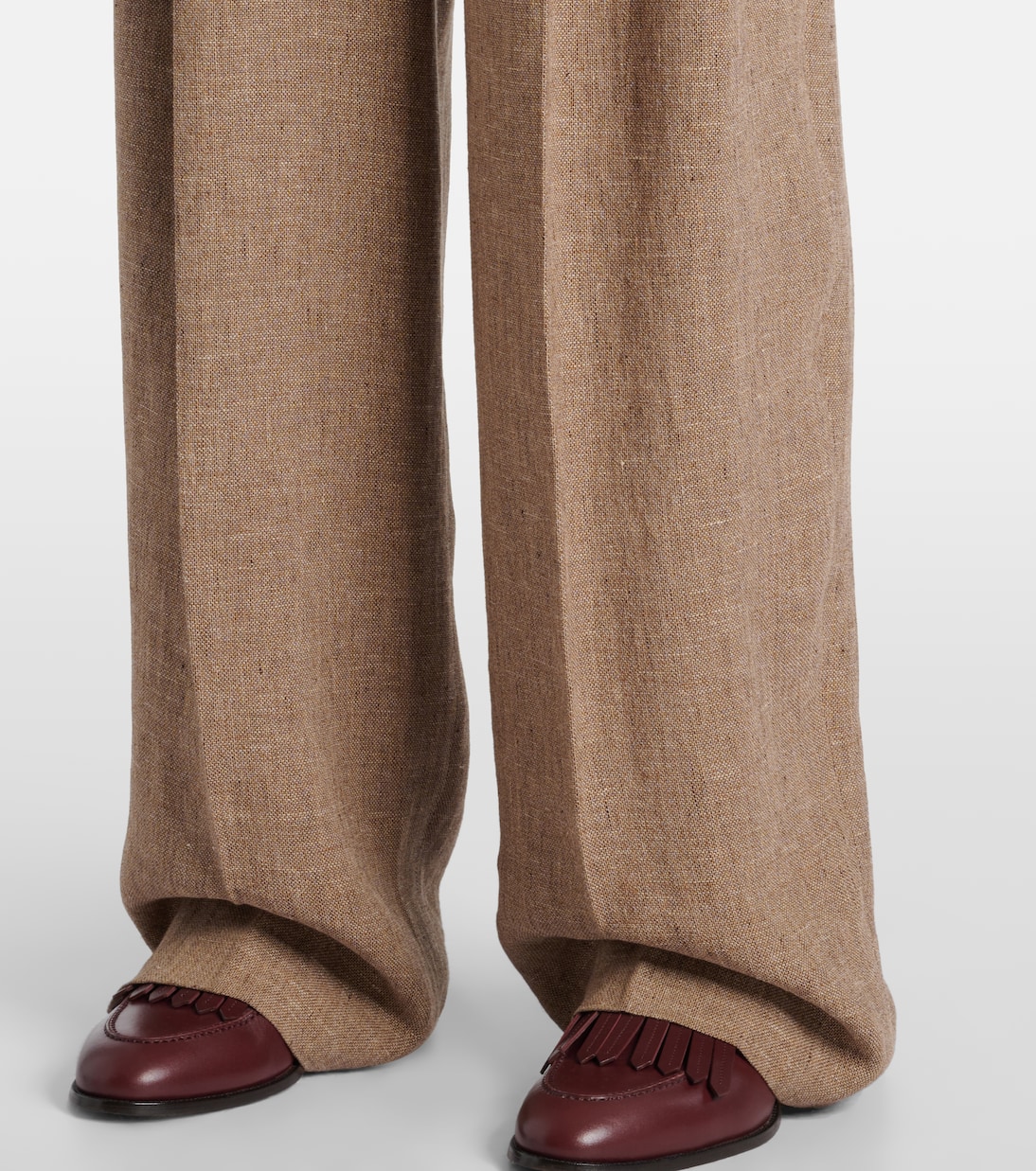Weite Hose aus Leinen  | Loro Piana